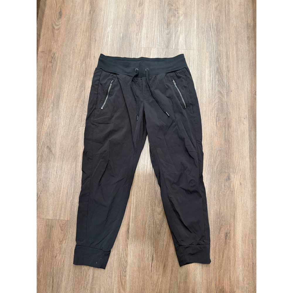 Athleta Trekkie North Jogger Black Ripstop Hiking Pants Womens 6P Petite 4212